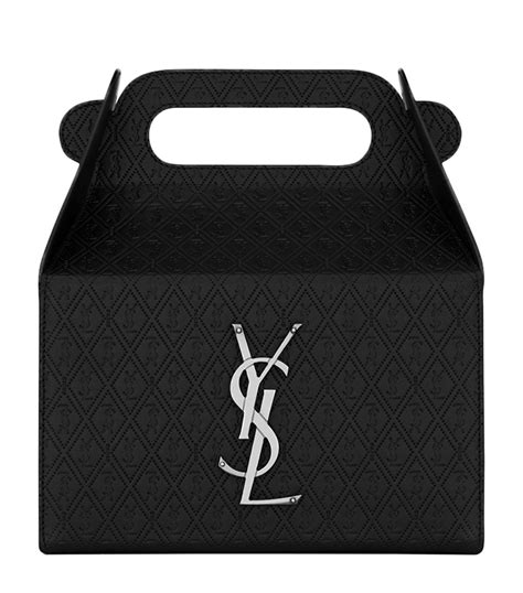 ysl box bag black